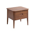 **Table de chevet en bois avec tiroir et design épuré**